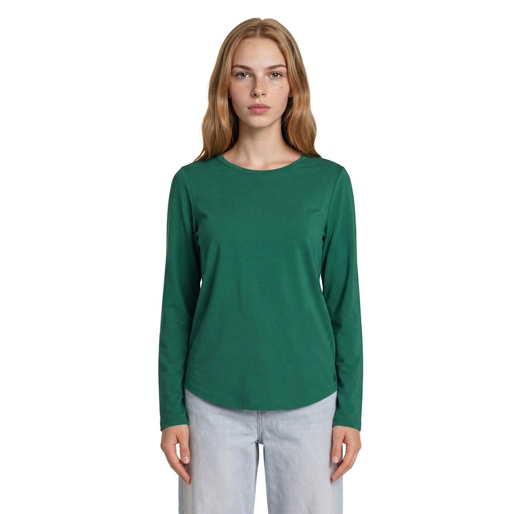 Lilly Pulitzer Luxletic Top Blouse Women's Size Medium Green Long Sleeve
